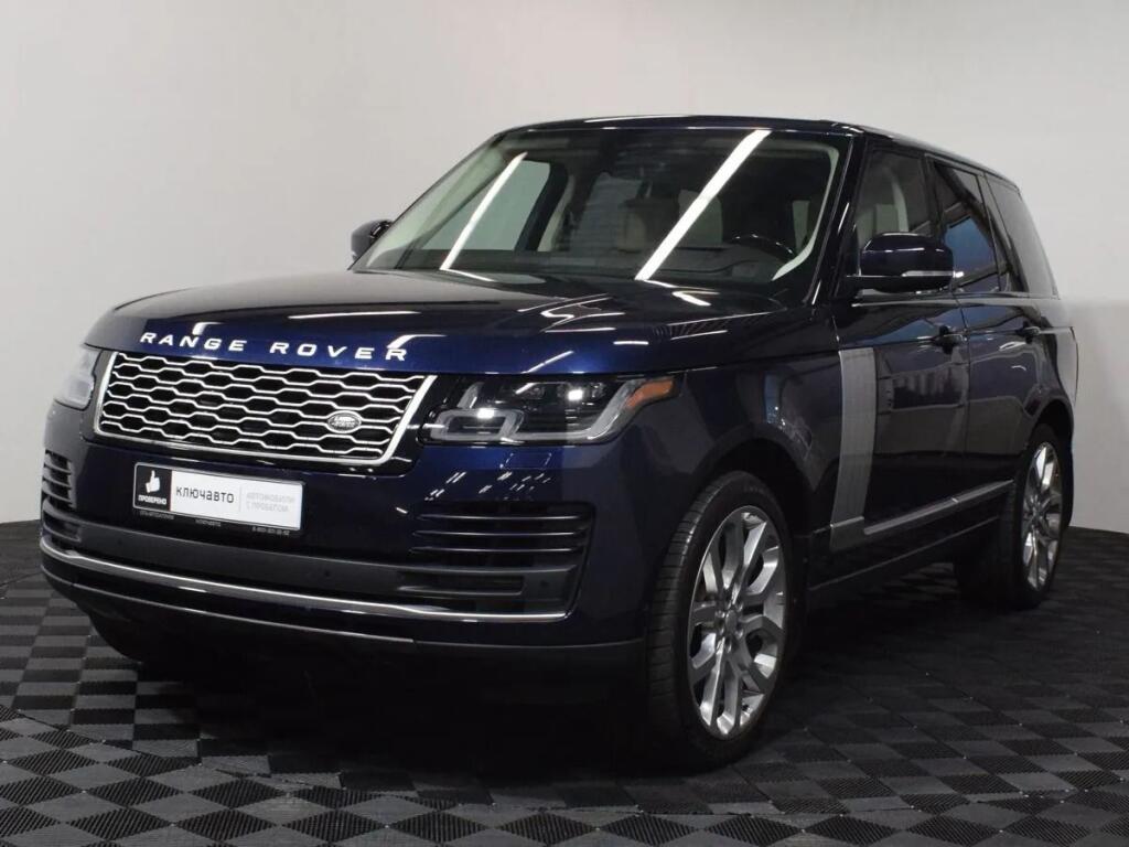 Синий Land Rover Range Rover 2019 года с пробегом