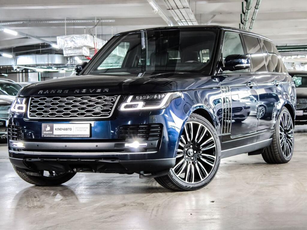 Синий Land Rover Range Rover 2020 года с пробегом