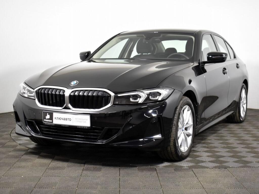 Черный BMW 3 серия 2023 года с пробегом