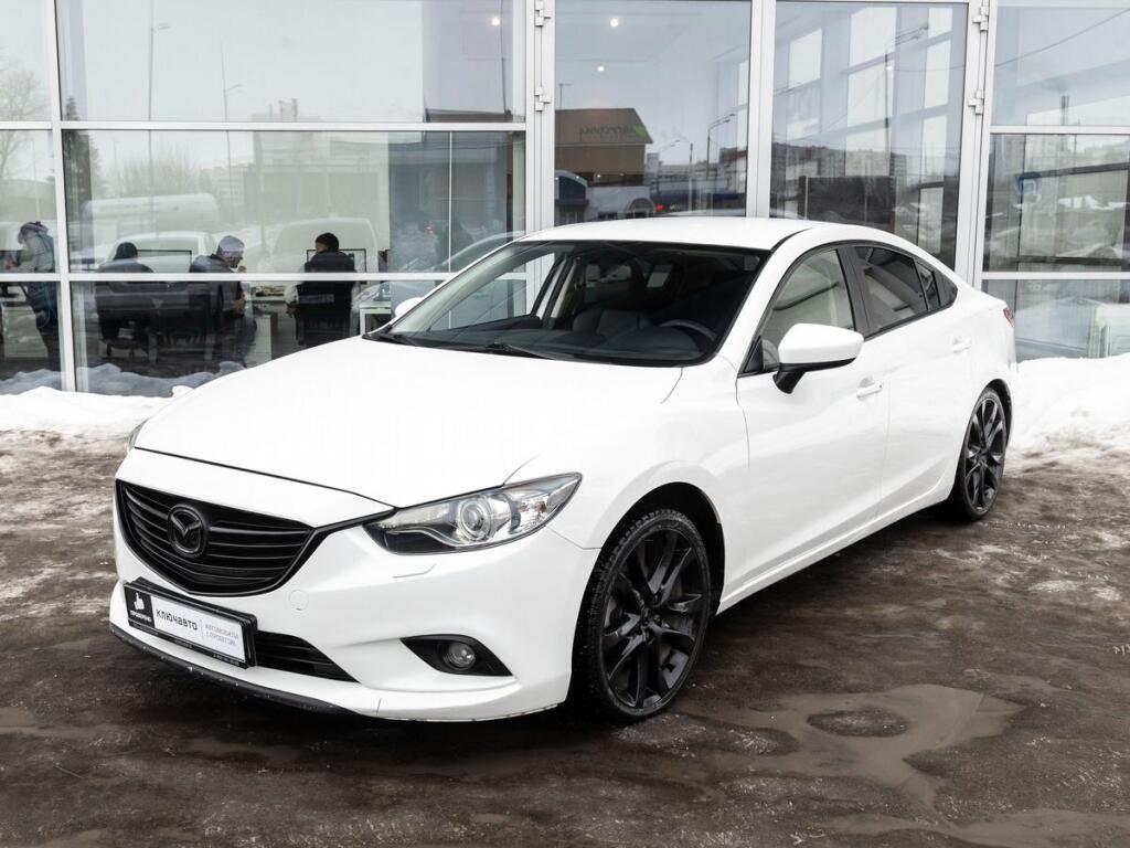 Белый Mazda 6 2014 года с пробегом