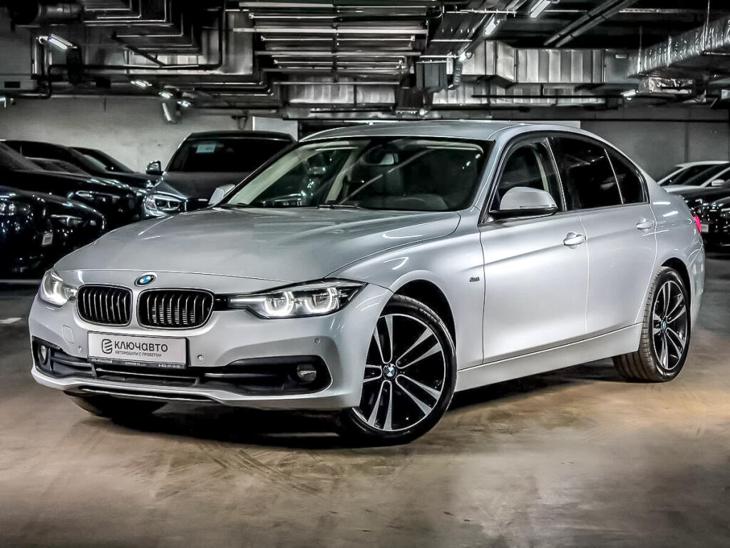 Серый BMW 3 серия 2017 года с пробегом