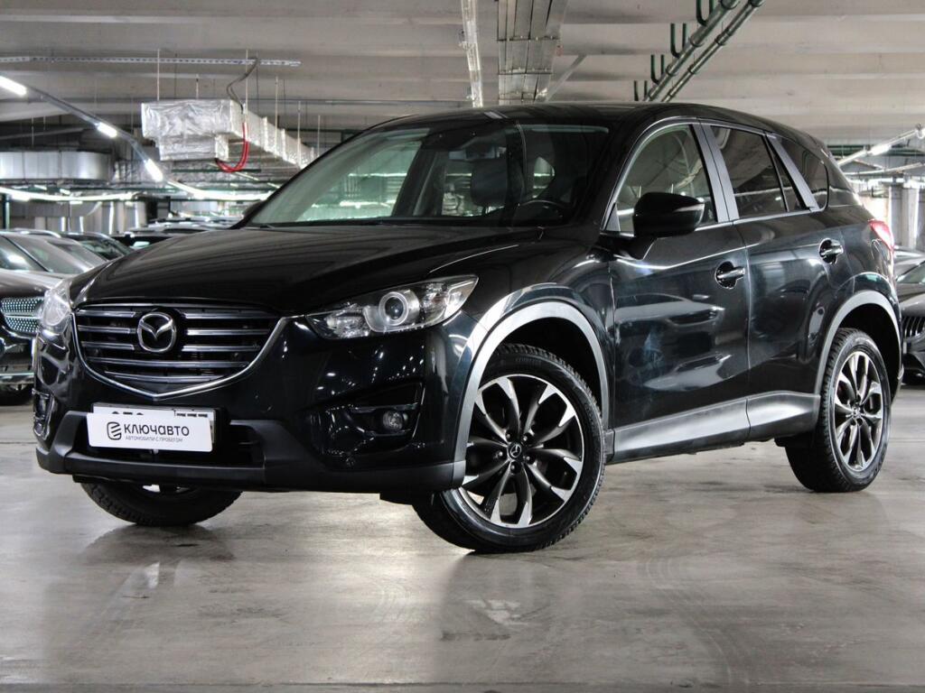 Черный Mazda CX-5 2015 года с пробегом