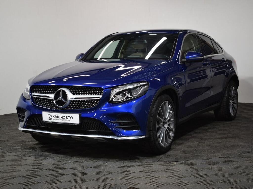 Синий Mercedes-Benz GLC-Класс 2019 года с пробегом