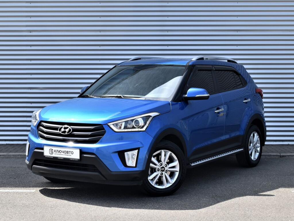 Синий Hyundai Creta 2019 года с пробегом