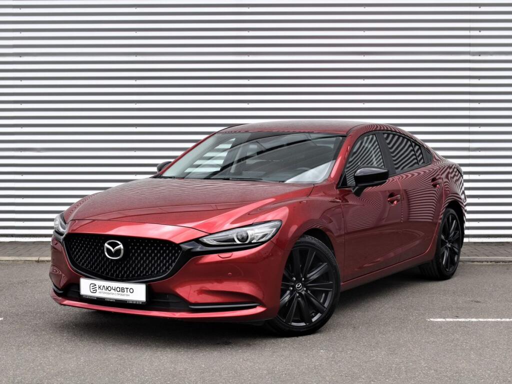 Красный Mazda 6 2021 года с пробегом