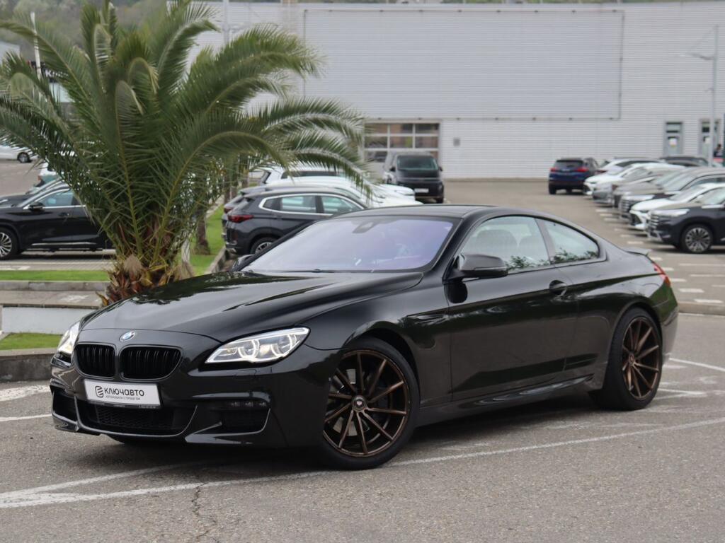Черный BMW 6 серия 2015 года с пробегом