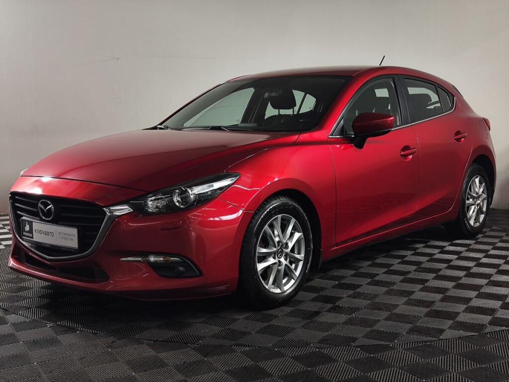 Красный Mazda 3 2017 года с пробегом