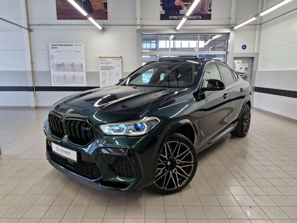 Зеленый BMW X6 M 2020 года с пробегом