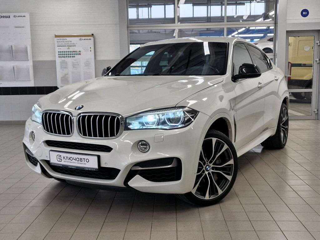 Белый BMW X6 2018 года с пробегом