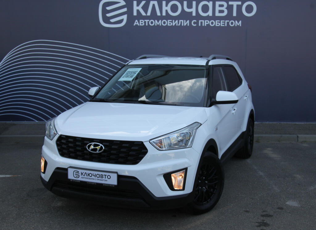 Белый Hyundai Creta 2021 года с пробегом