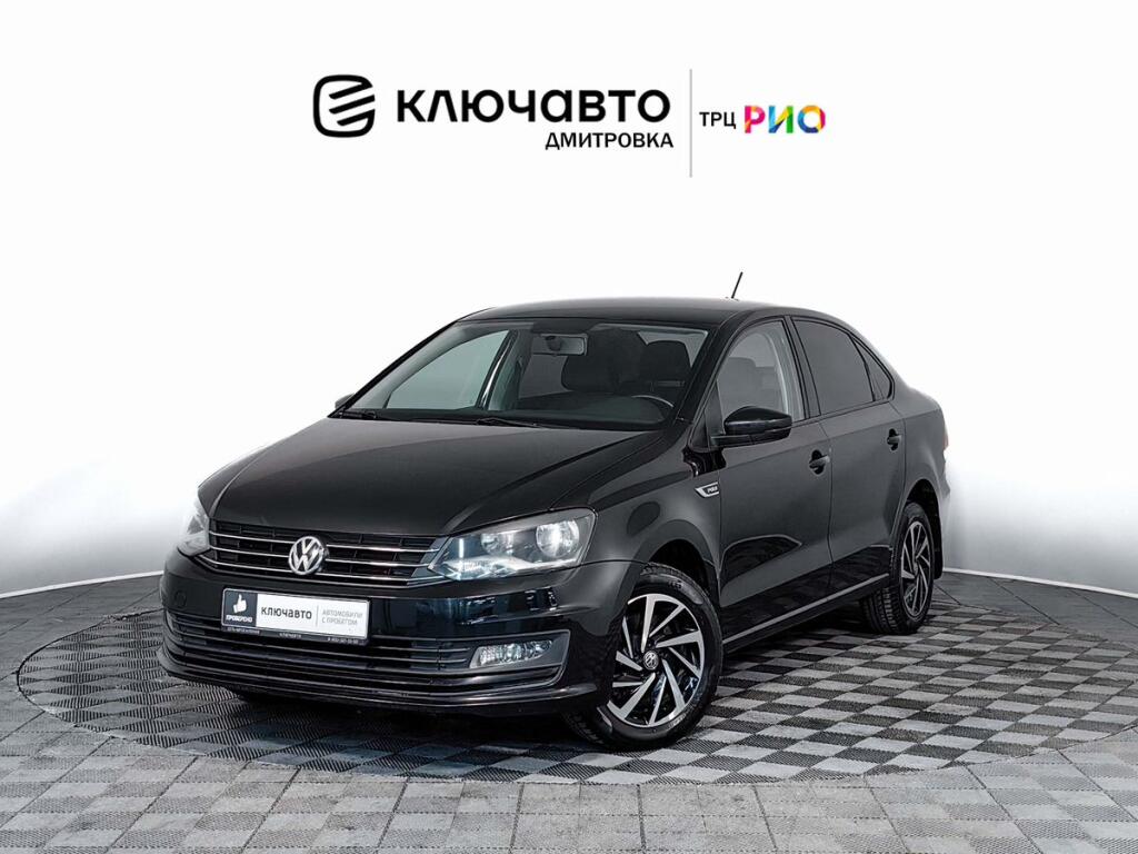 Черный Volkswagen Polo 2018 года с пробегом