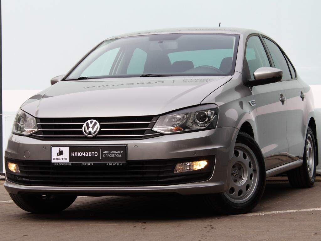 Серый Volkswagen Polo 2020 года с пробегом