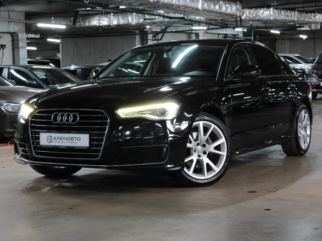 Черный Audi A6 2015 года с пробегом