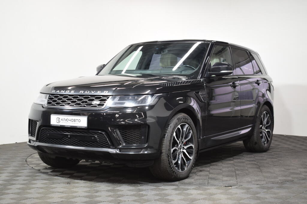 Черный Land Rover Range Rover Sport 2018 года с пробегом