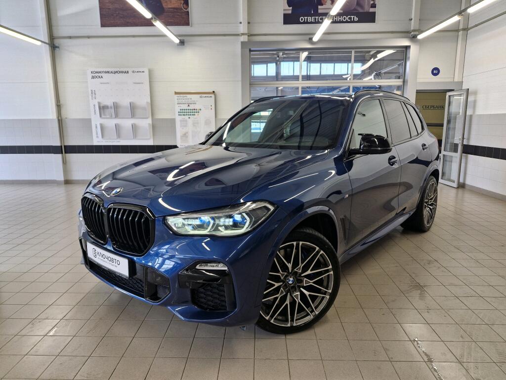 Синий BMW X5 2019 года с пробегом