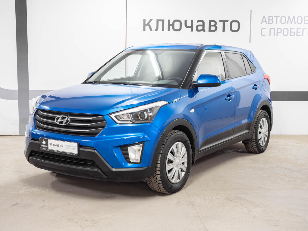 Синий Hyundai Creta 2018 года с пробегом