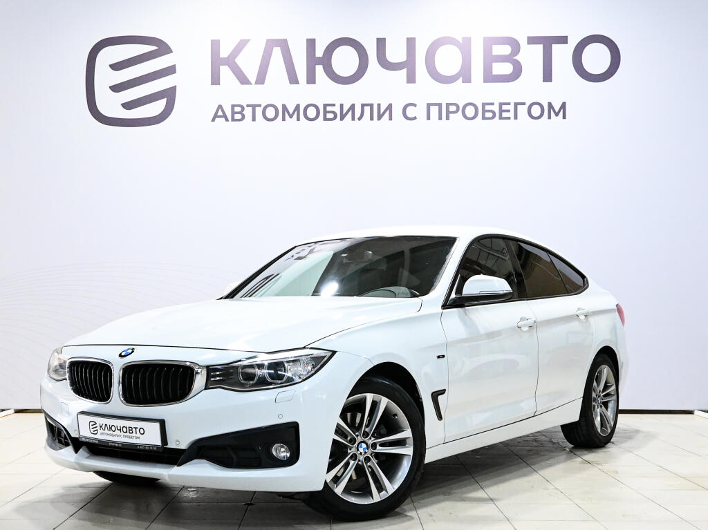 Белый BMW 3 серия Гран Туризмо 2014 года с пробегом