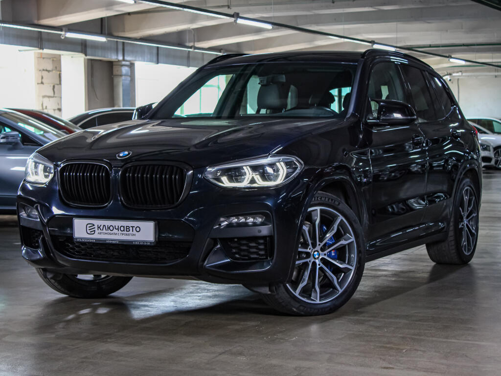 Черный BMW X3 2019 года с пробегом