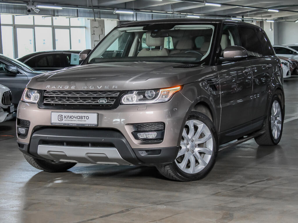 Коричневый Land Rover Range Rover Sport 2015 года с пробегом