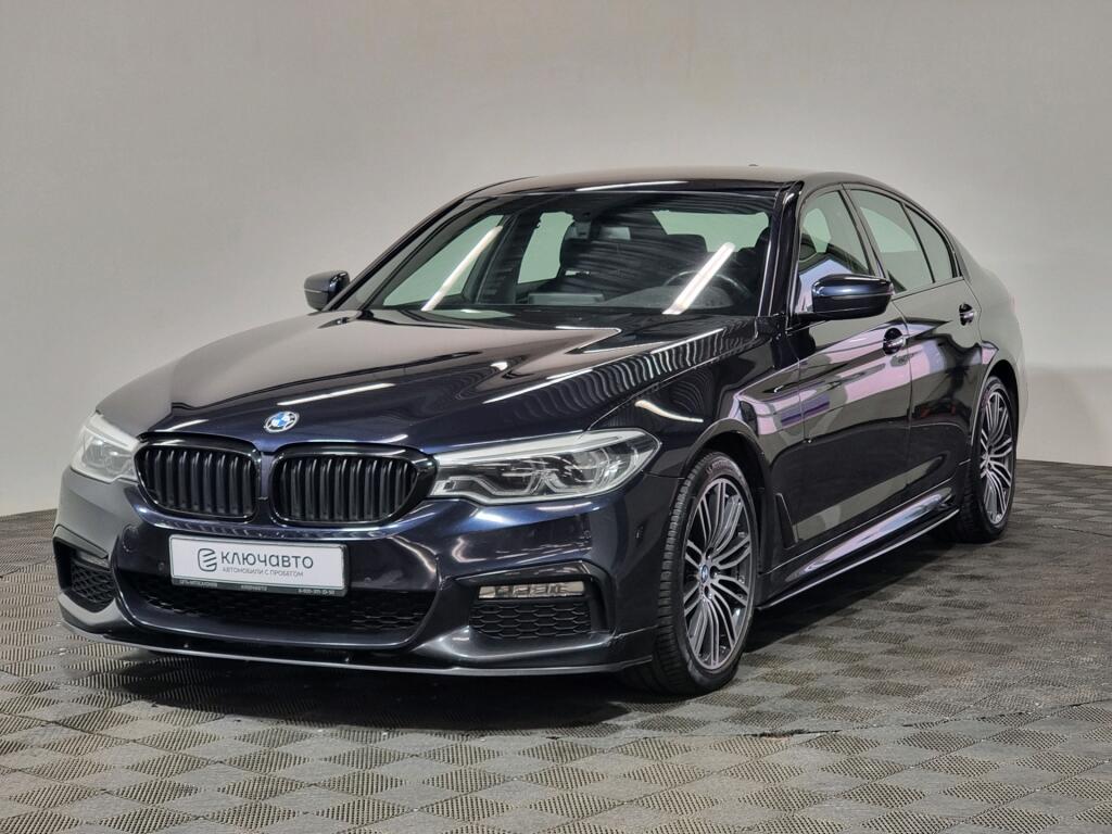 Черный BMW 5 серия 2017 года с пробегом