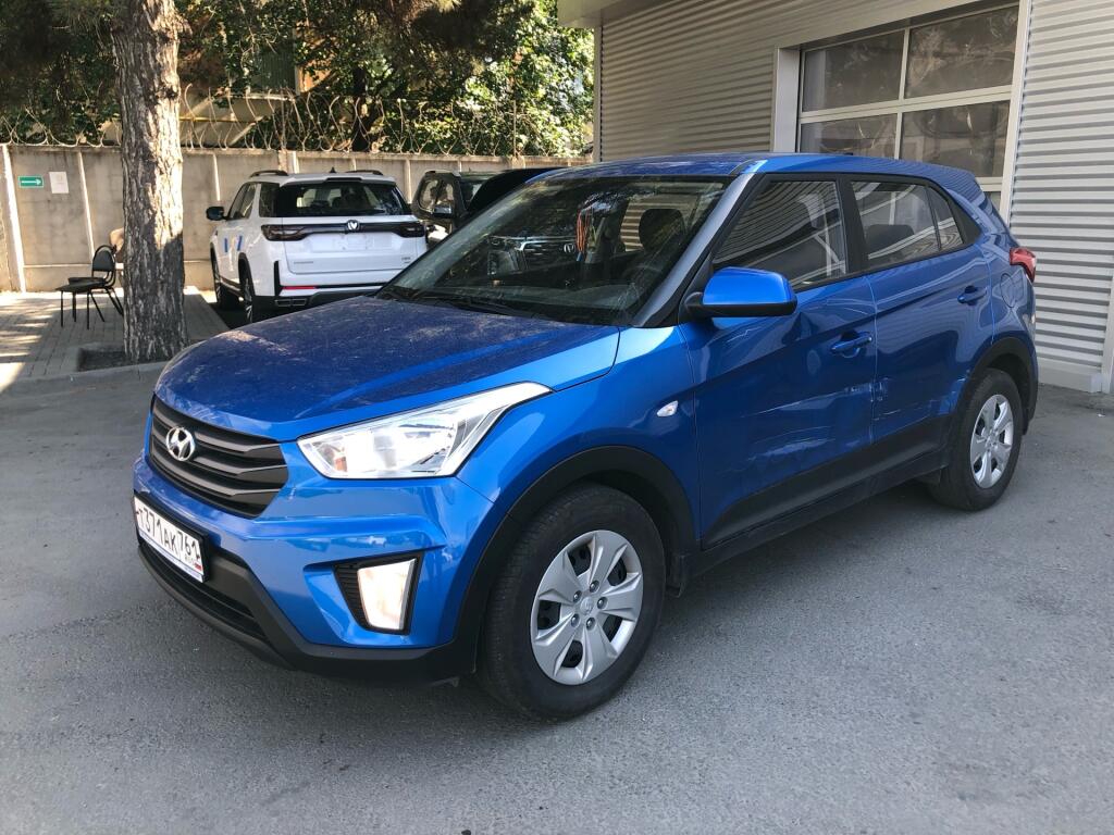 Синий Hyundai Creta 2019 года с пробегом