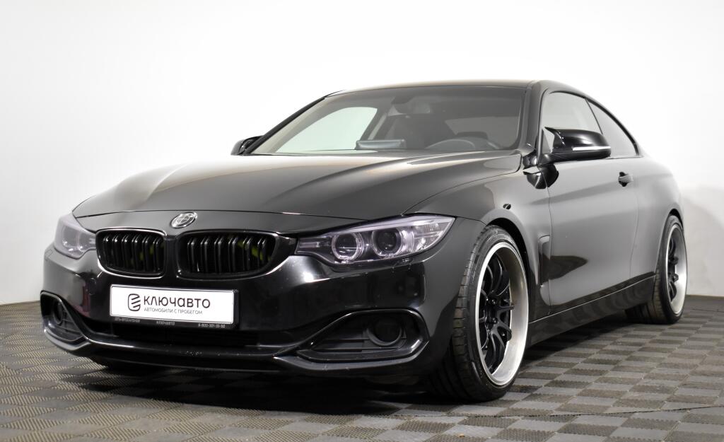 Черный BMW 4 серия 2014 года с пробегом