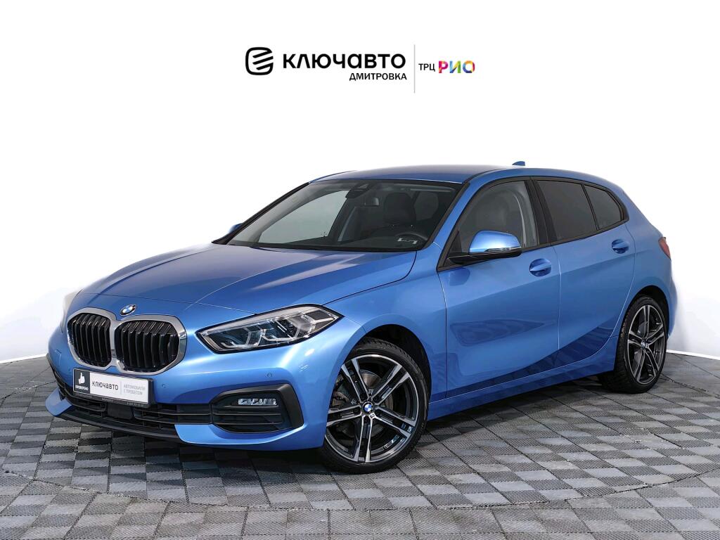 Синий BMW 1 серия 2019 года с пробегом