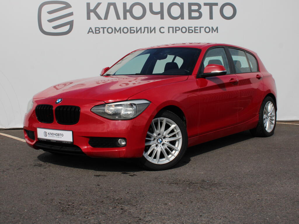 Красный BMW 1 серия 2012 года с пробегом