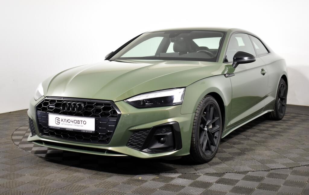 Зеленый Audi A5 2020 года с пробегом