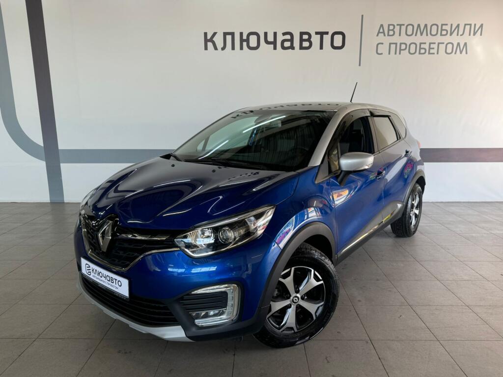 Синий Renault Kaptur 2021 года с пробегом