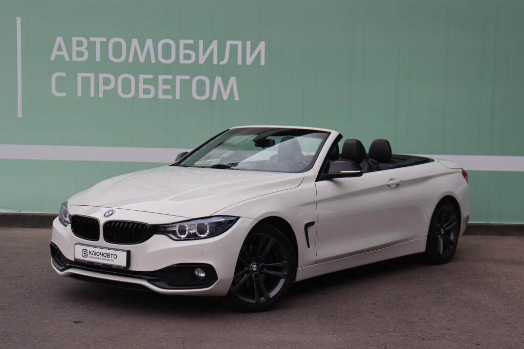 Белый BMW 4 серия 2014 года с пробегом
