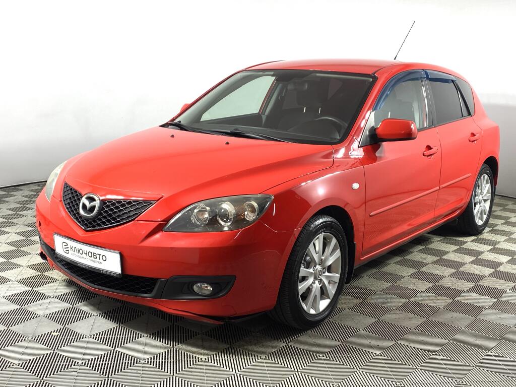 Красный Mazda 3 2007 года с пробегом